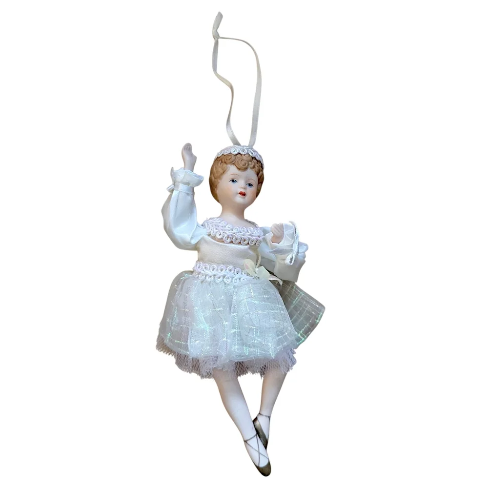 Kurt S. Adler Porcelain Ballerina Doll Ornament